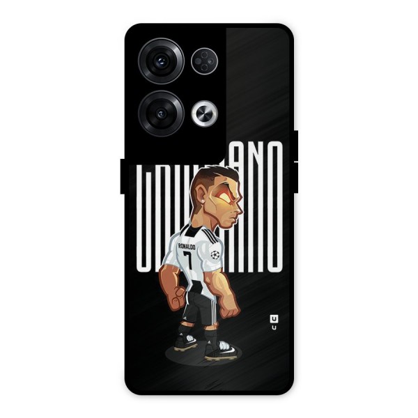 Soccer Star Metal Back Case for Oppo Reno8 Pro 5G