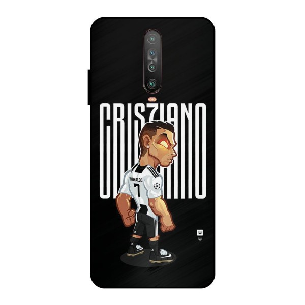 Soccer Star Metal Back Case for Poco X2