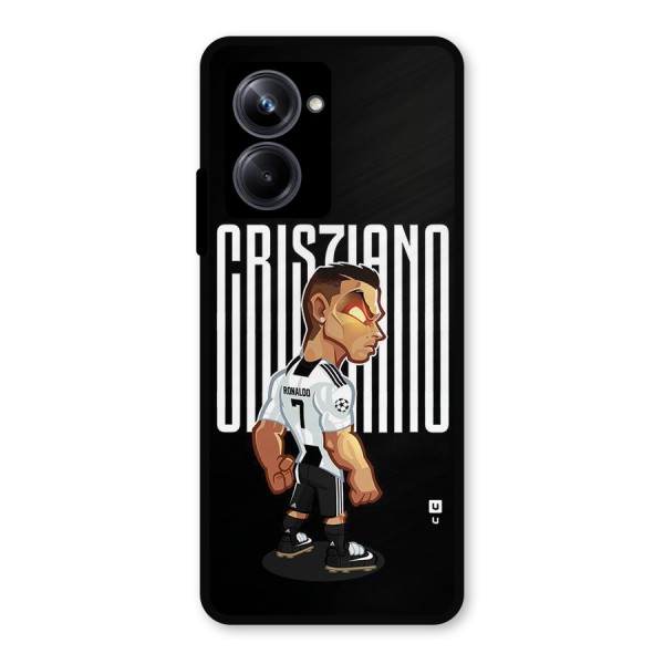 Soccer Star Metal Back Case for Realme 10 Pro