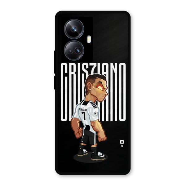 Soccer Star Metal Back Case for Realme 10 Pro Plus