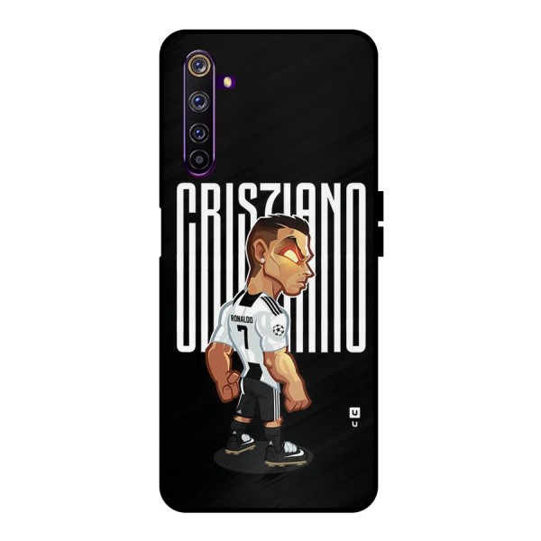 Soccer Star Metal Back Case for Realme 6 Pro