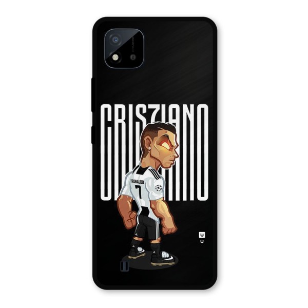 Soccer Star Metal Back Case for Realme C11 2021