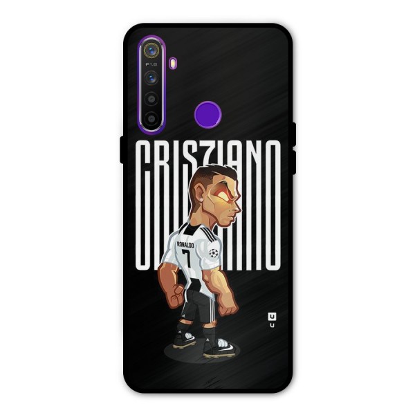 Soccer Star Metal Back Case for Realme Narzo 10