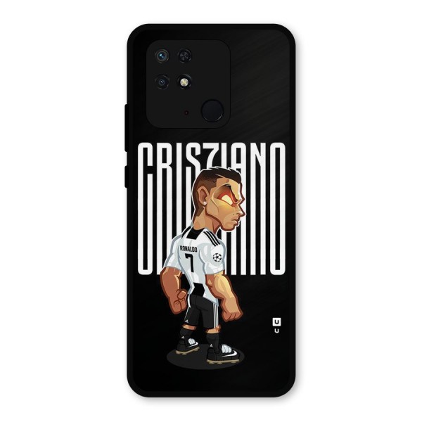 Soccer Star Metal Back Case for Redmi 10