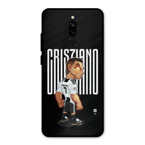 Soccer Star Metal Back Case for Redmi 8