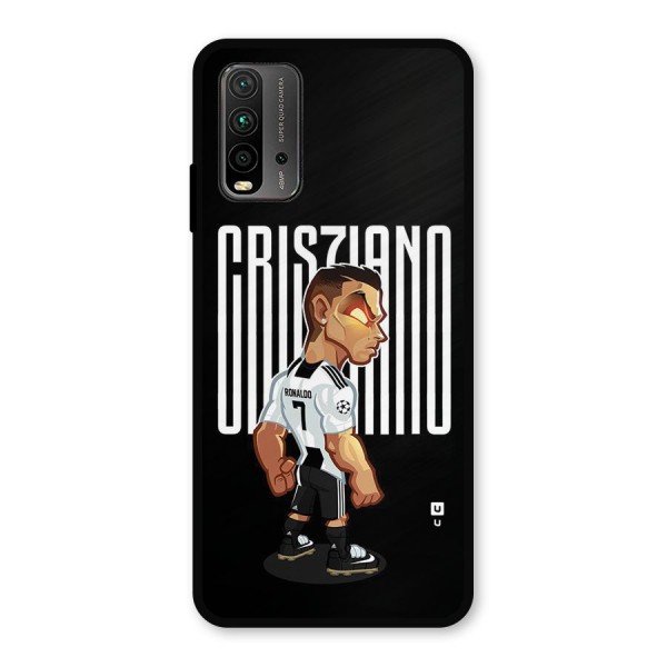 Soccer Star Metal Back Case for Redmi 9 Power