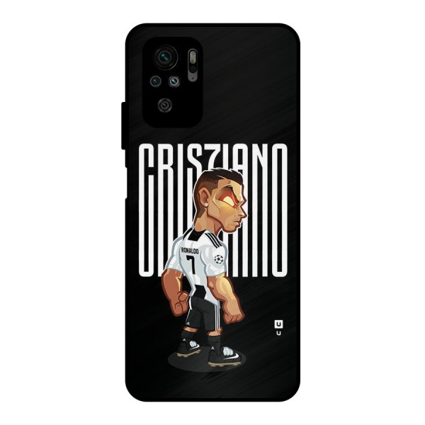 Soccer Star Metal Back Case for Redmi Note 10