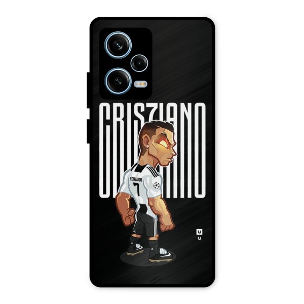 Soccer Star Metal Back Case for Redmi Note 12 Pro