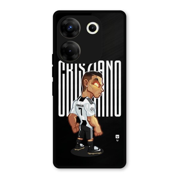 Soccer Star Metal Back Case for Tecno Camon 20