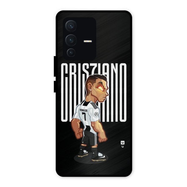 Soccer Star Metal Back Case for Vivo V23 5G