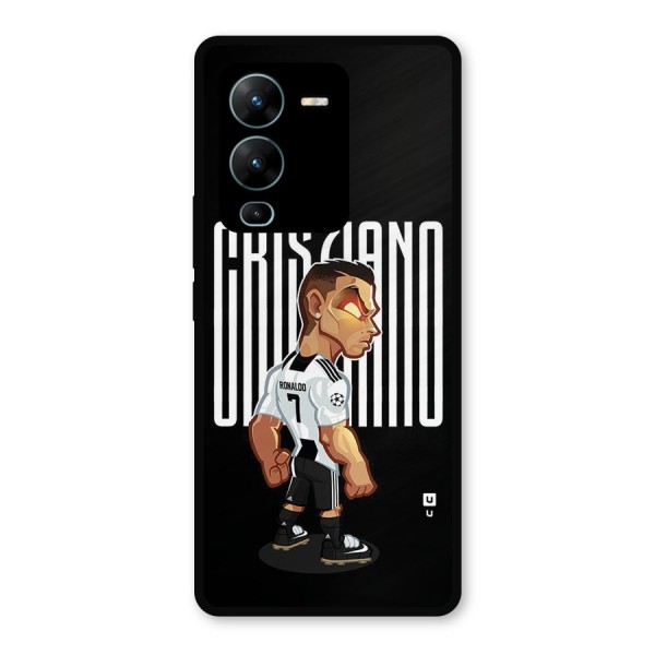 Soccer Star Metal Back Case for Vivo V25 Pro