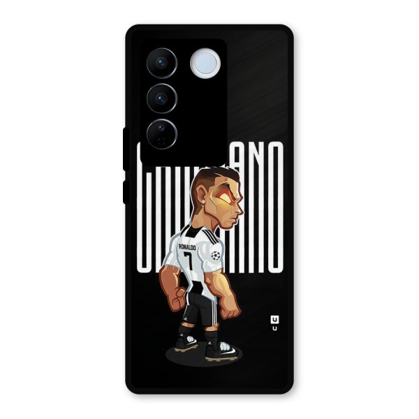 Soccer Star Metal Back Case for Vivo V27 Pro