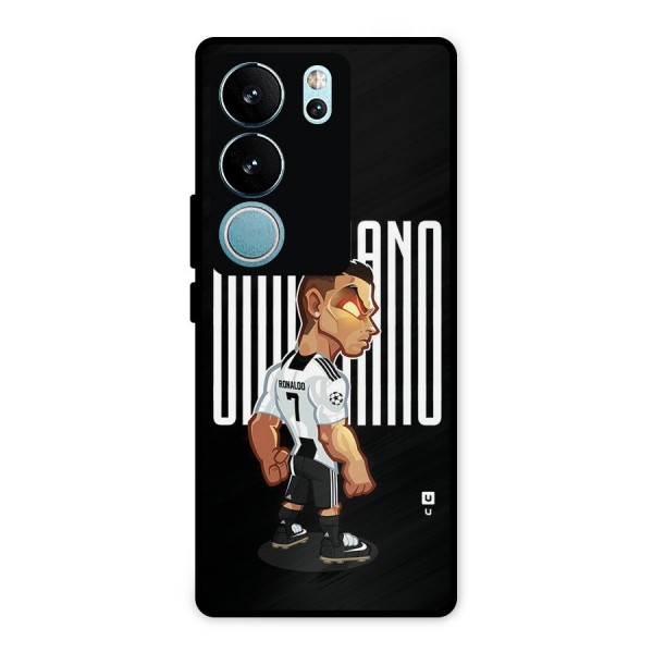 Soccer Star Metal Back Case for Vivo V29 Pro