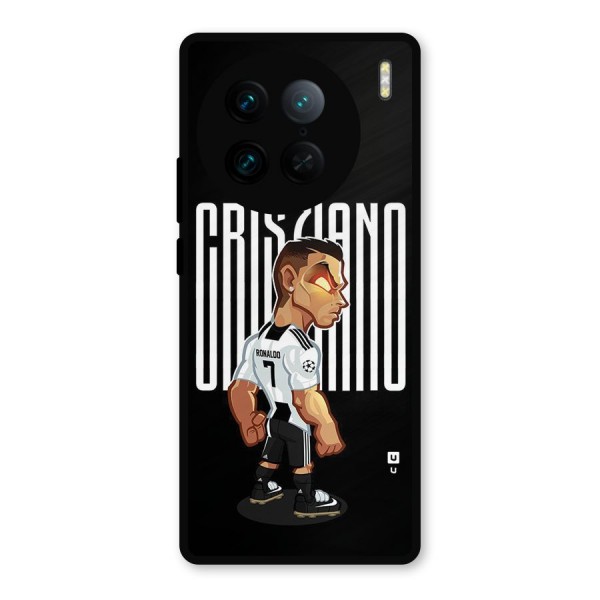 Soccer Star Metal Back Case for Vivo X90 Pro