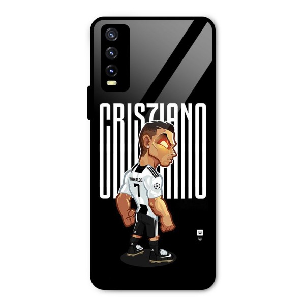 Soccer Star Metal Back Case for Vivo Y20 2021