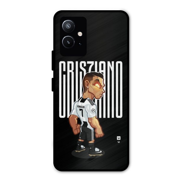 Soccer Star Metal Back Case for Vivo Y75 5G