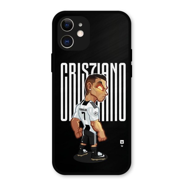 Soccer Star Metal Back Case for iPhone 12