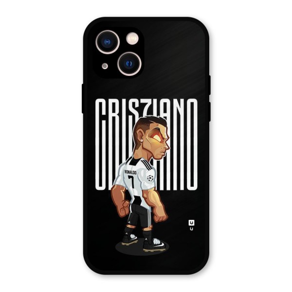 Soccer Star Metal Back Case for iPhone 13