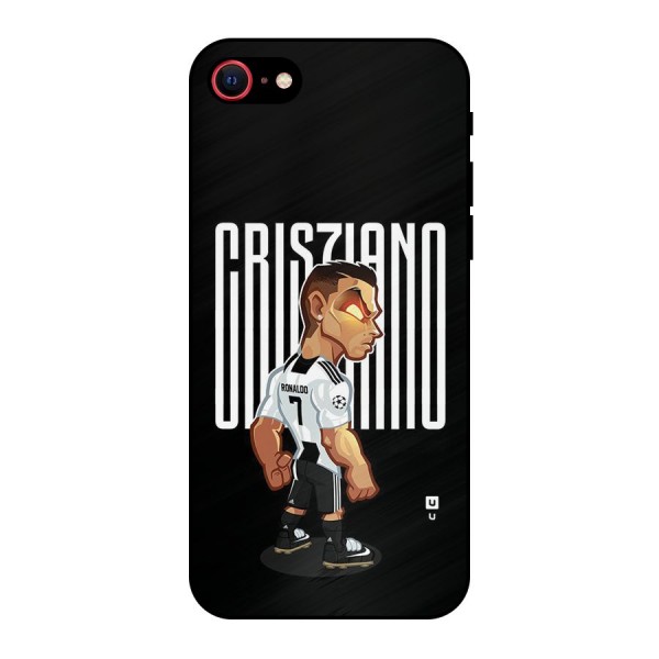 Soccer Star Metal Back Case for iPhone 8