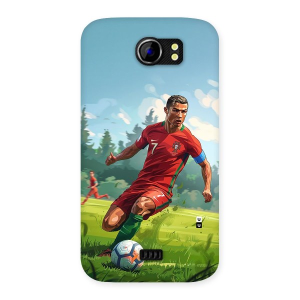 Soccer Star Playing Back Case for Canvas 2 A110