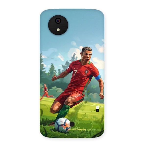 Soccer Star Playing Back Case for Canvas A1  AQ4501