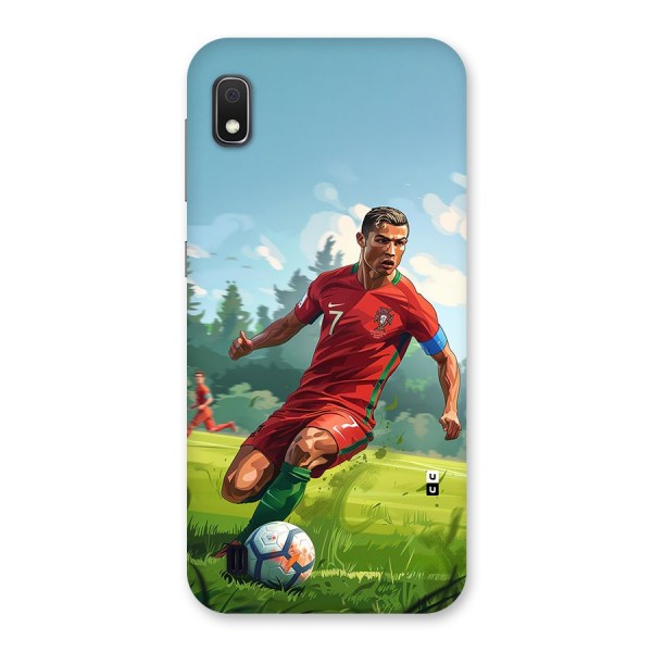 Soccer Star Playing Back Case for Galaxy A10