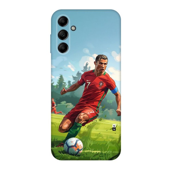 Soccer Star Playing Back Case for Galaxy A14 5G