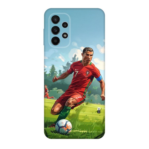 Soccer Star Playing Back Case for Galaxy A23