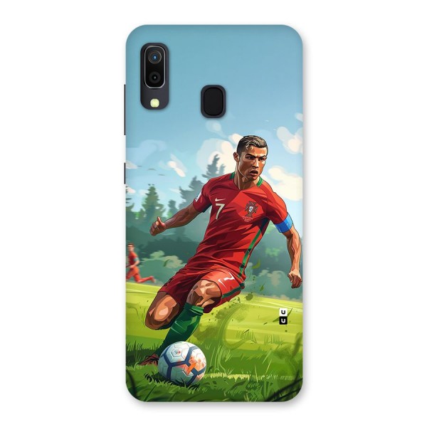 Soccer Star Playing Back Case for Galaxy A30