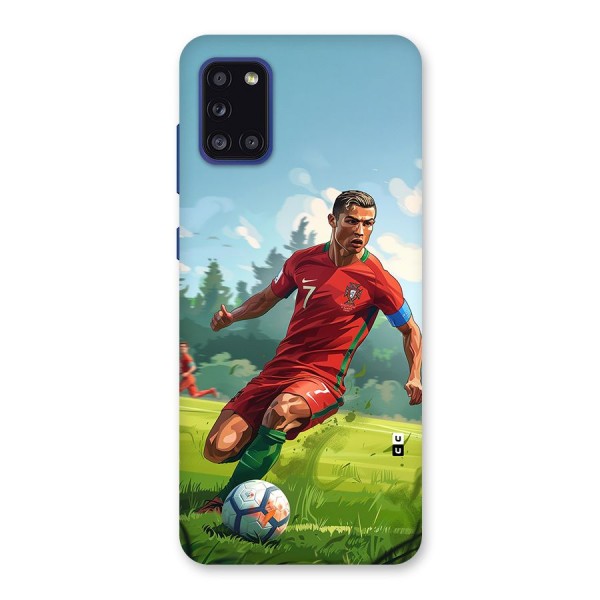 Soccer Star Playing Back Case for Galaxy A31