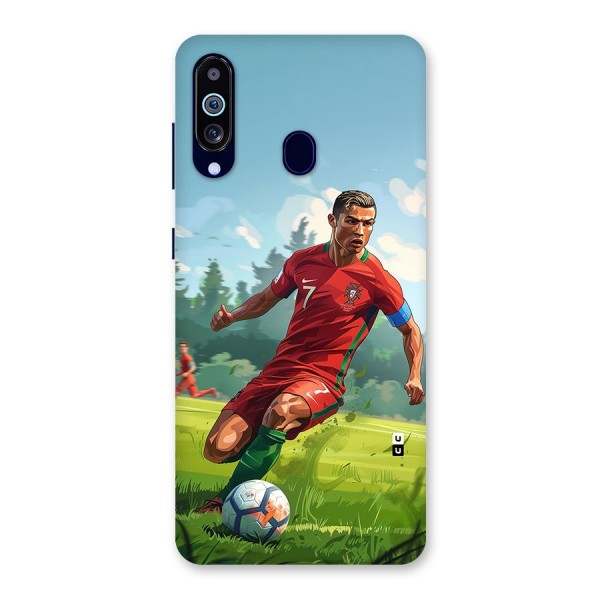 Soccer Star Playing Back Case for Galaxy A60