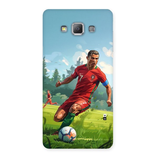 Soccer Star Playing Back Case for Galaxy A7