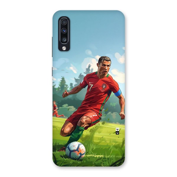 Soccer Star Playing Back Case for Galaxy A70