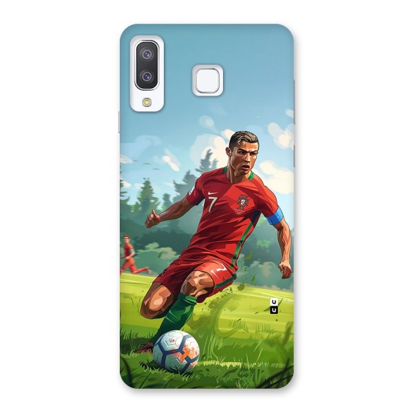 Soccer Star Playing Back Case for Galaxy A8 Star