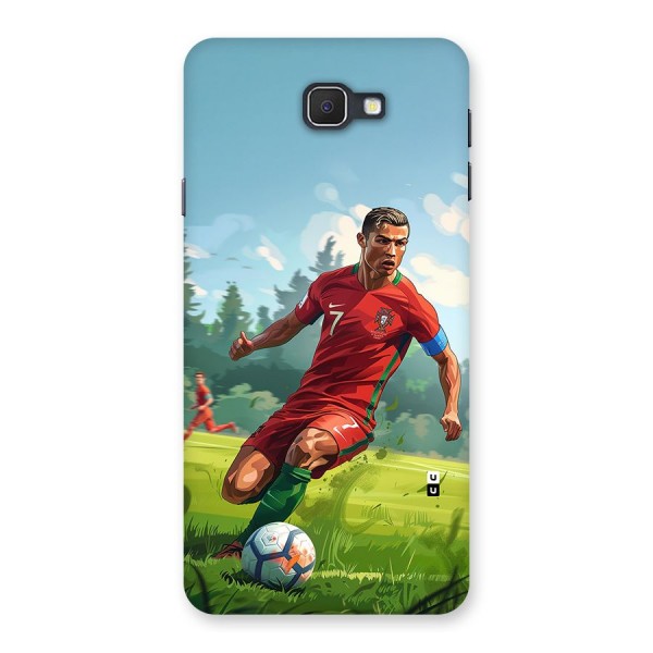 Soccer Star Playing Back Case for Galaxy J7 Prime