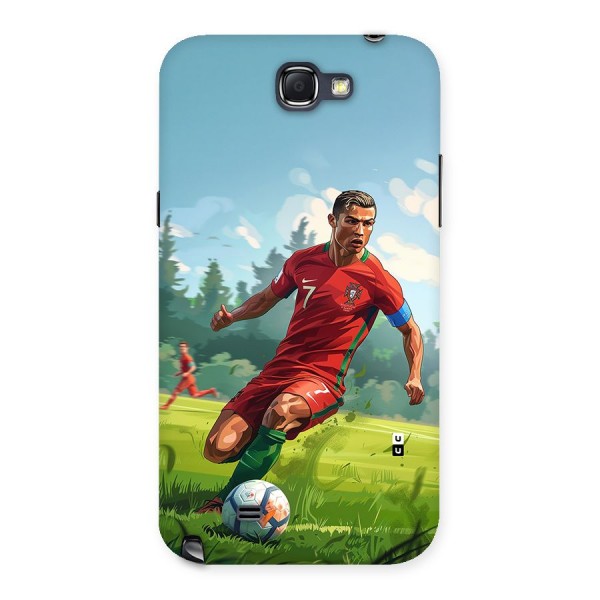 Soccer Star Playing Back Case for Galaxy Note 2