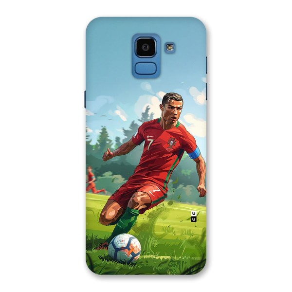 Soccer Star Playing Back Case for Galaxy On6