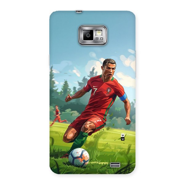 Soccer Star Playing Back Case for Galaxy S2