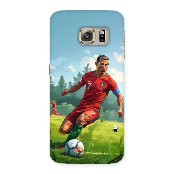 Soccer Star Playing Back Case for Galaxy S6 Edge Plus