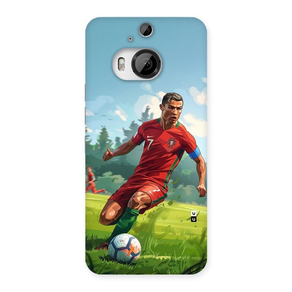 Soccer Star Playing Back Case for HTC One M9 Plus