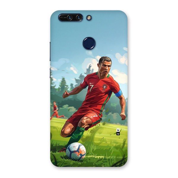 Soccer Star Playing Back Case for Honor 8 Pro