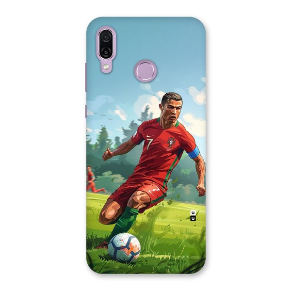 Soccer Star Playing Back Case for Honor Play