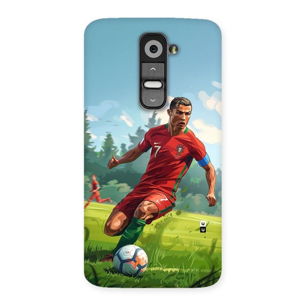 Soccer Star Playing Back Case for LG G2