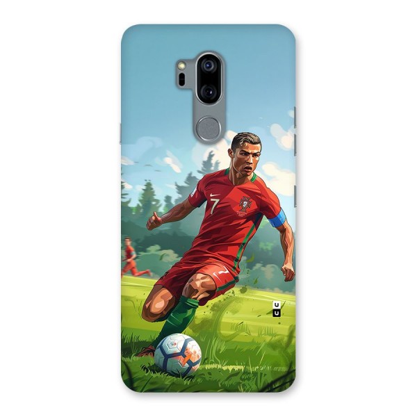 Soccer Star Playing Back Case for LG G7