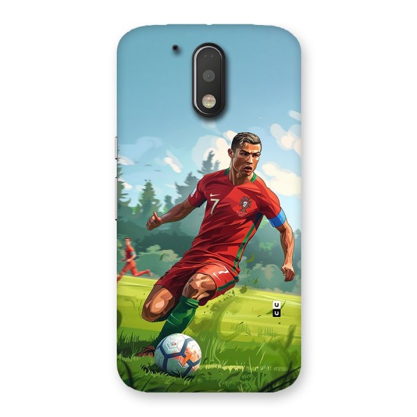 Soccer Star Playing Back Case for Moto G4