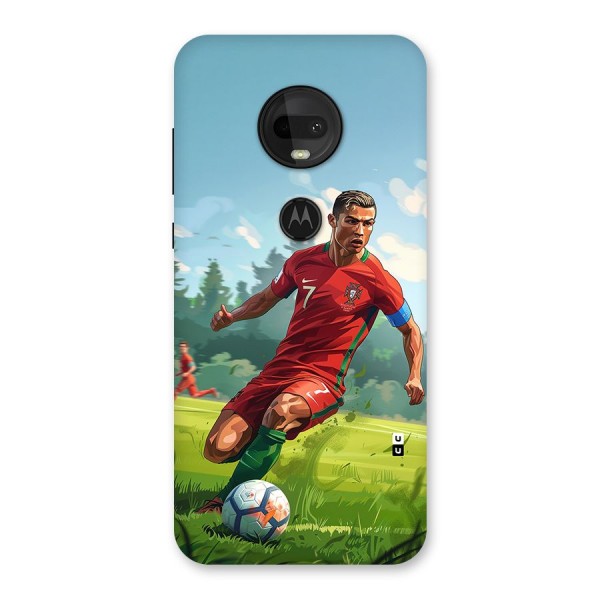 Soccer Star Playing Back Case for Moto G7