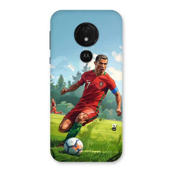 Soccer Star Playing Back Case for Moto G7 Power