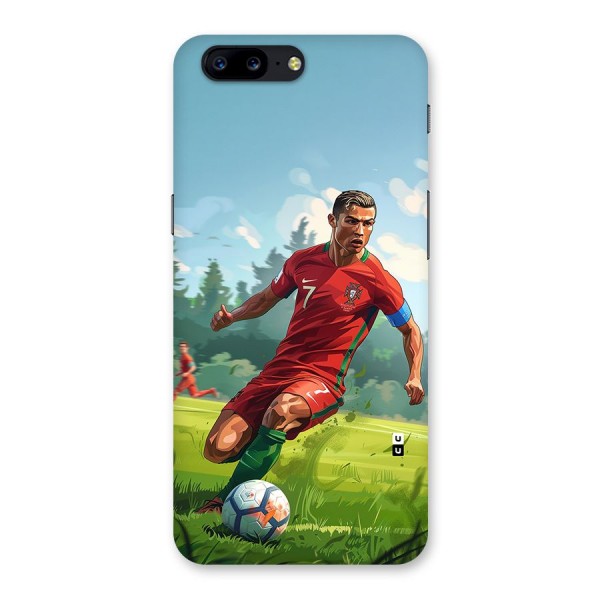 Soccer Star Playing Back Case for OnePlus 5