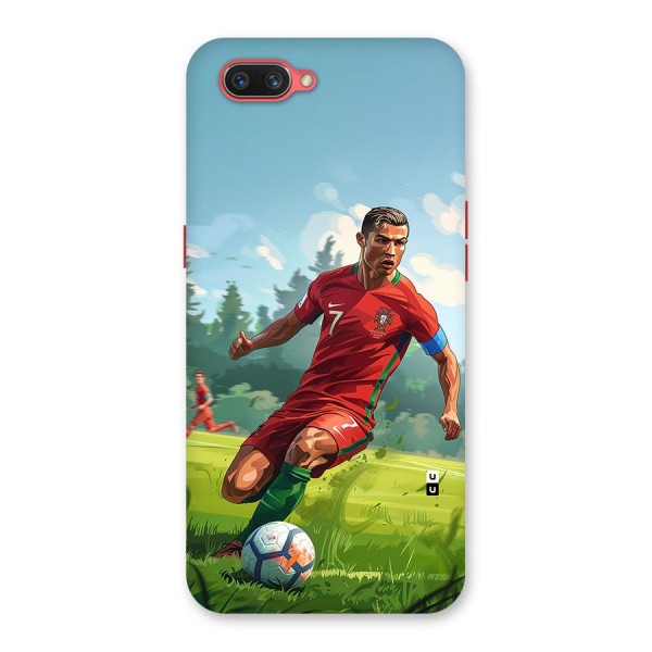 Soccer Star Playing Back Case for Oppo A3s