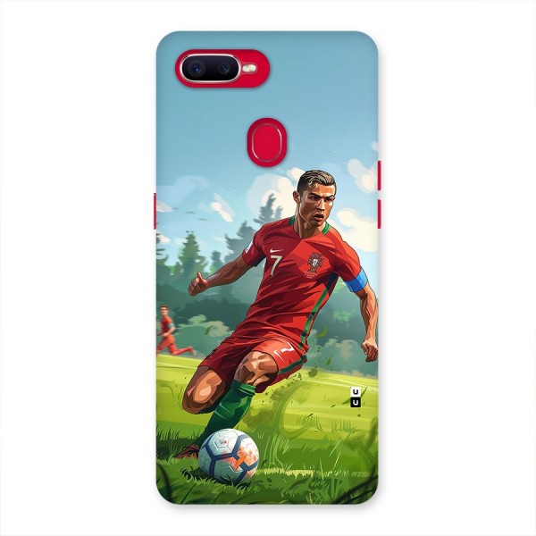 Soccer Star Playing Back Case for Oppo F9 Pro